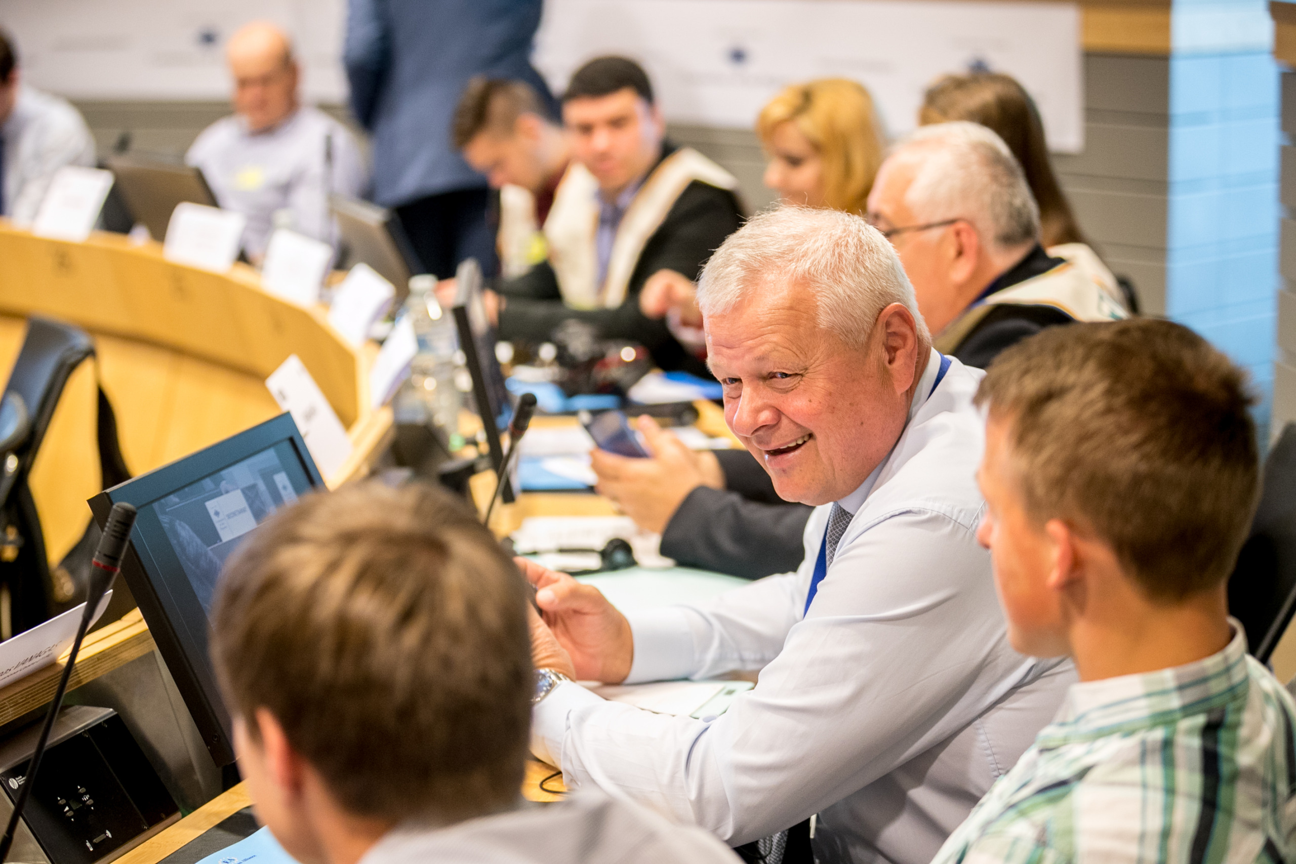 EA Group meeting and secondary schol competition winners event