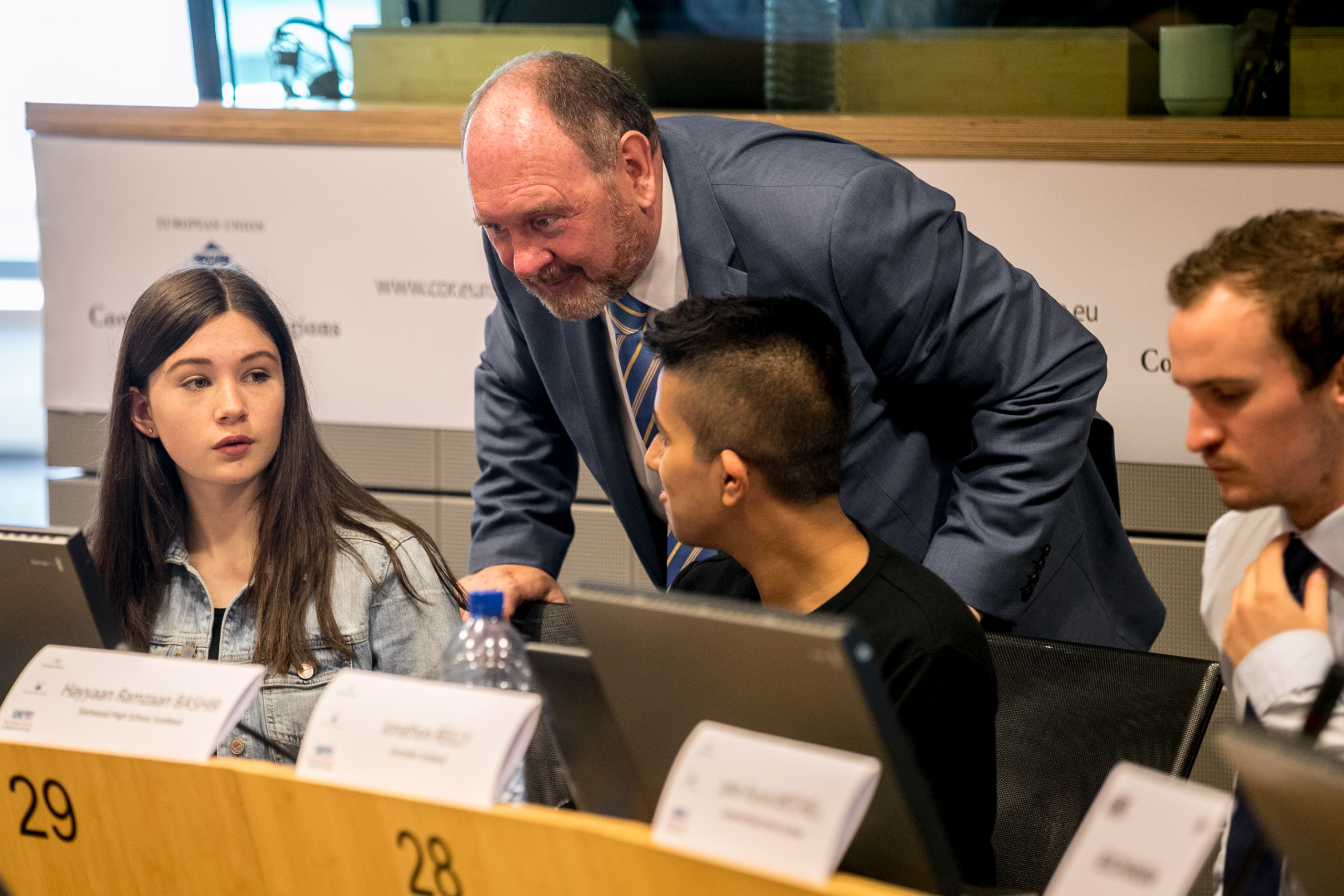 EA Group meeting and secondary schol competition winners event