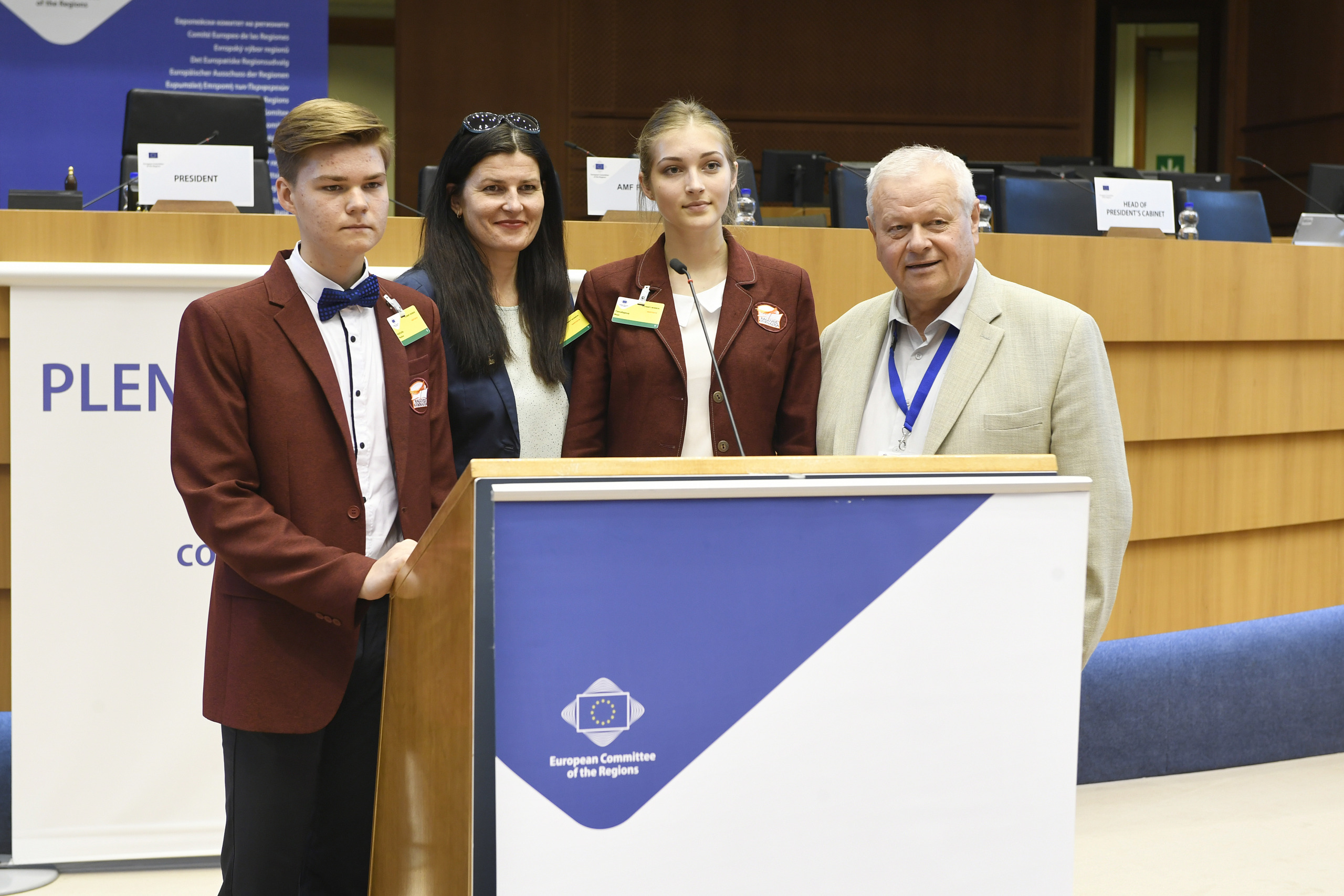 EA/CoR Secondary School Competition winners